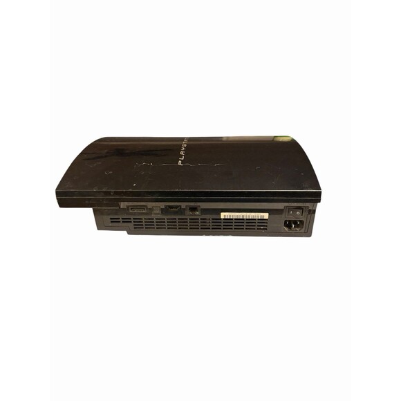 Sony PlayStation 3 Fat PS3 160GB Black Console Gaming System Only CECHP01 - Picture 3 of 6